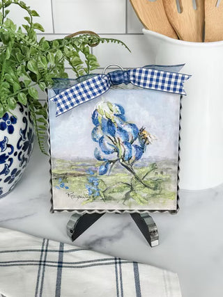 Mini Bluebonnet and Bee Print