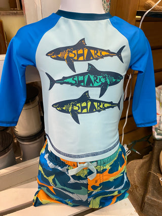 Shark Rashguard Set L