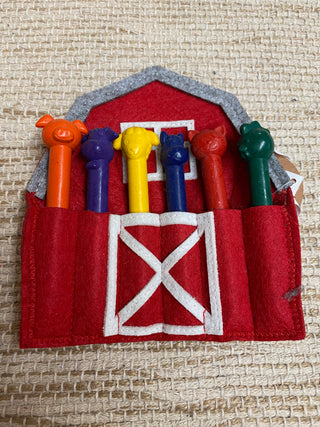Barn Crayon Holder