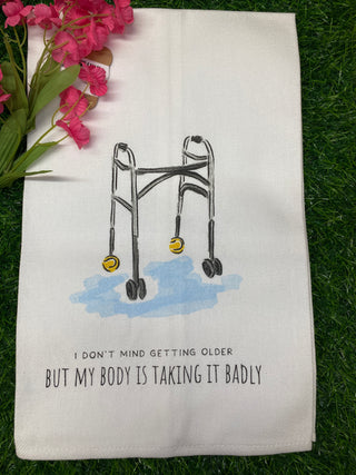 Body Funny Birthday Towel