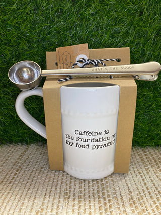 Food Pyramid Mug Scoop Set