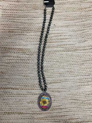 Necklace Sunflower Bubble