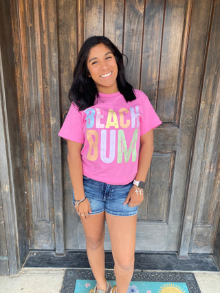 Pink Beach Bum Tee