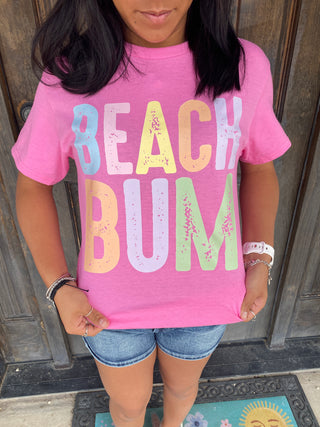 Pink Beach Bum Tee