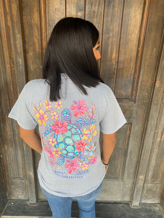 Flower Turtle Tee