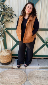 Puffer Vest Camel