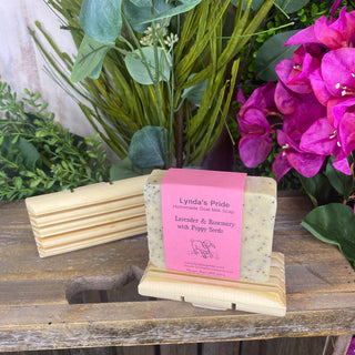 lavender poppy seed soap Lavender & Rosemary w Poppy Seed Soap – MainStreet Mercantile