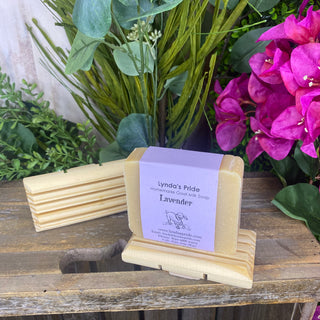 Handmade goat milk soap bar – soothing lavender fragrance, ideal for calming daily use