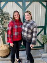 Load image into Gallery viewer, Jenson Plaid Sweater Red