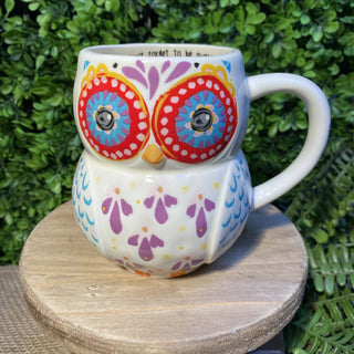 Folk Owl Mug