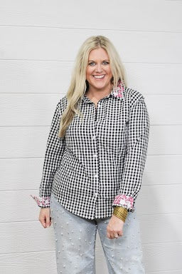 Heidi Gingham Top