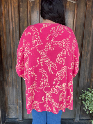 PAXTON PRINTED SWEATER-PK