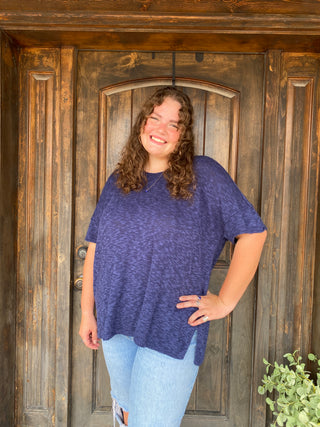 Navy blue blouse 