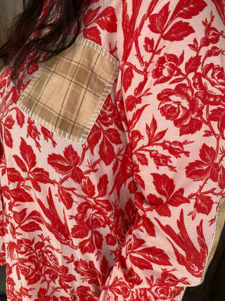 Red Bird Karen Top