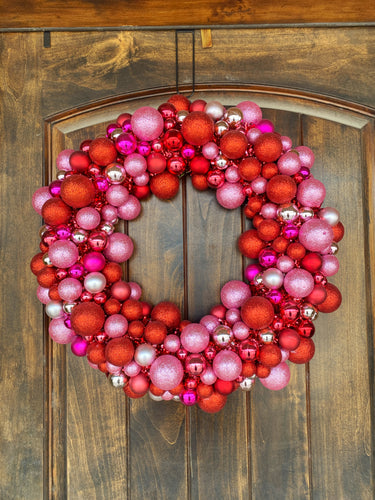 Multicolor Ball Wreath 24