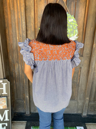 Emma Embroidered Top