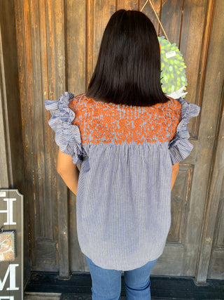 Emma Embroidered Top