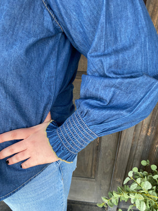 Tiffany Denim Top