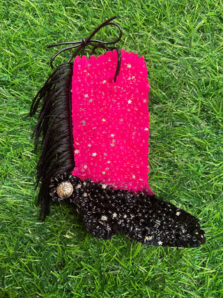 Pink Boot Freshie Strawberry Leather