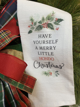 Have Yourself A Merry Little Hondo Christmas Towel