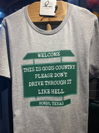 Gods Country Sign Tee
