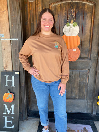 Simply Southern Grateful Thankful Blessed Long Sleeve Tee