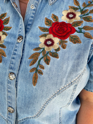 Sutton Denim Top