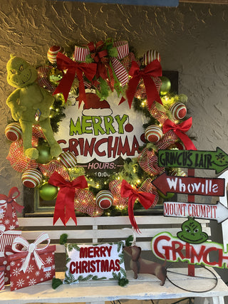 Wreath Green Monster 5ft