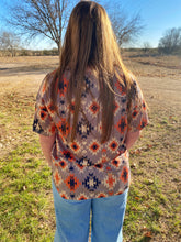 Load image into Gallery viewer, Aztec Crew Neck Tee