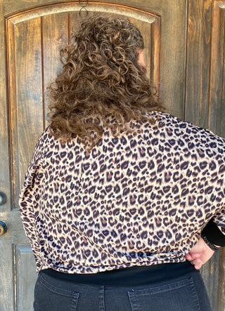 Wilde Long Sleeve Printed Top - Animal Print