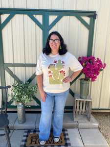 Distressed Cactus Tee