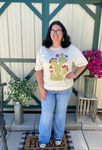 Distressed Cactus Tee