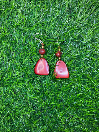 Earrings Olga Red