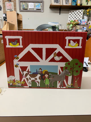Farm House Wood Toy Set