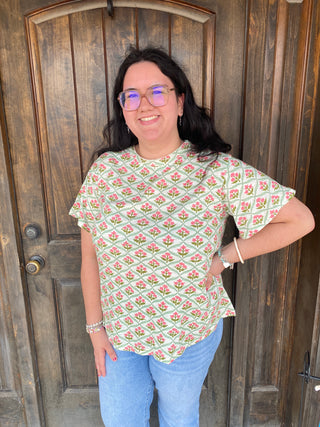 Basic Flower Fields Tee