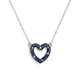 Loving Heart Necklace Indigo