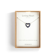 Load image into Gallery viewer, Loving Heart Necklace Indigo