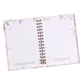 White Floral Trust in the Lord Journal