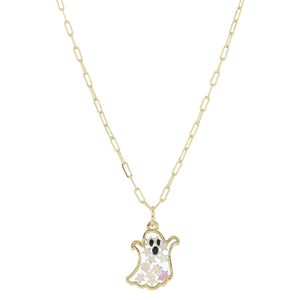 Necklace Gold Ghost