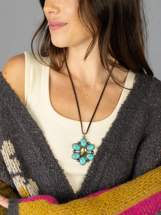 Necklace Gemstone Turquoise Pendant
