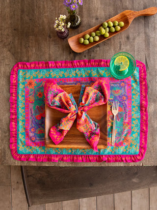 Bohemian Bungalow Ruffle Placemat M