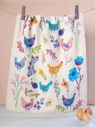 Cotton Dish Towel Free Range