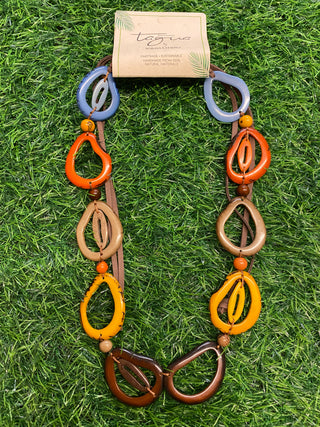 Necklace Muti Loop Chestnut