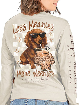 Less Meanies Line Long Sleeve Tee