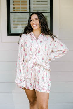 Ellie Set Pink Nutcracker Pajama