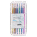 Gel Pen Metallic Glitter 12pc