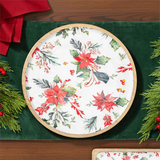 vivastyle-poinsettia-bliss-platter-round-wood-pla