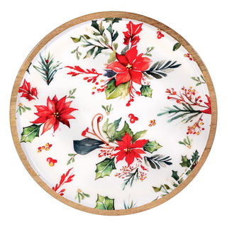 vivastyle-poinsettia-bliss-platter-round-wood-pla