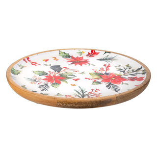vivastyle-poinsettia-bliss-platter-round-wood-pla
