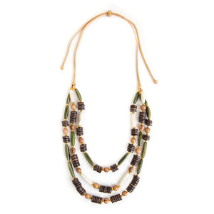 Phoebe Necklace Olive